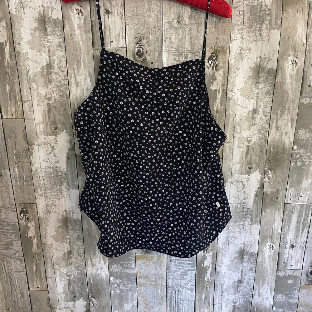 NWT Levi spaghetti strap floral top 1X